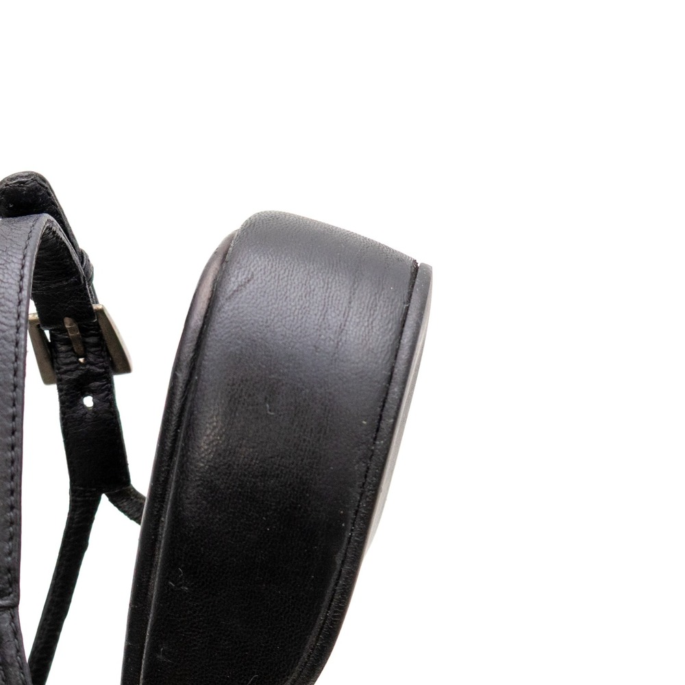 Prada Black Leather Cage Strappy Platform Sandals Women's US 7.5 EU 38 Italy - Picture 10 of 11